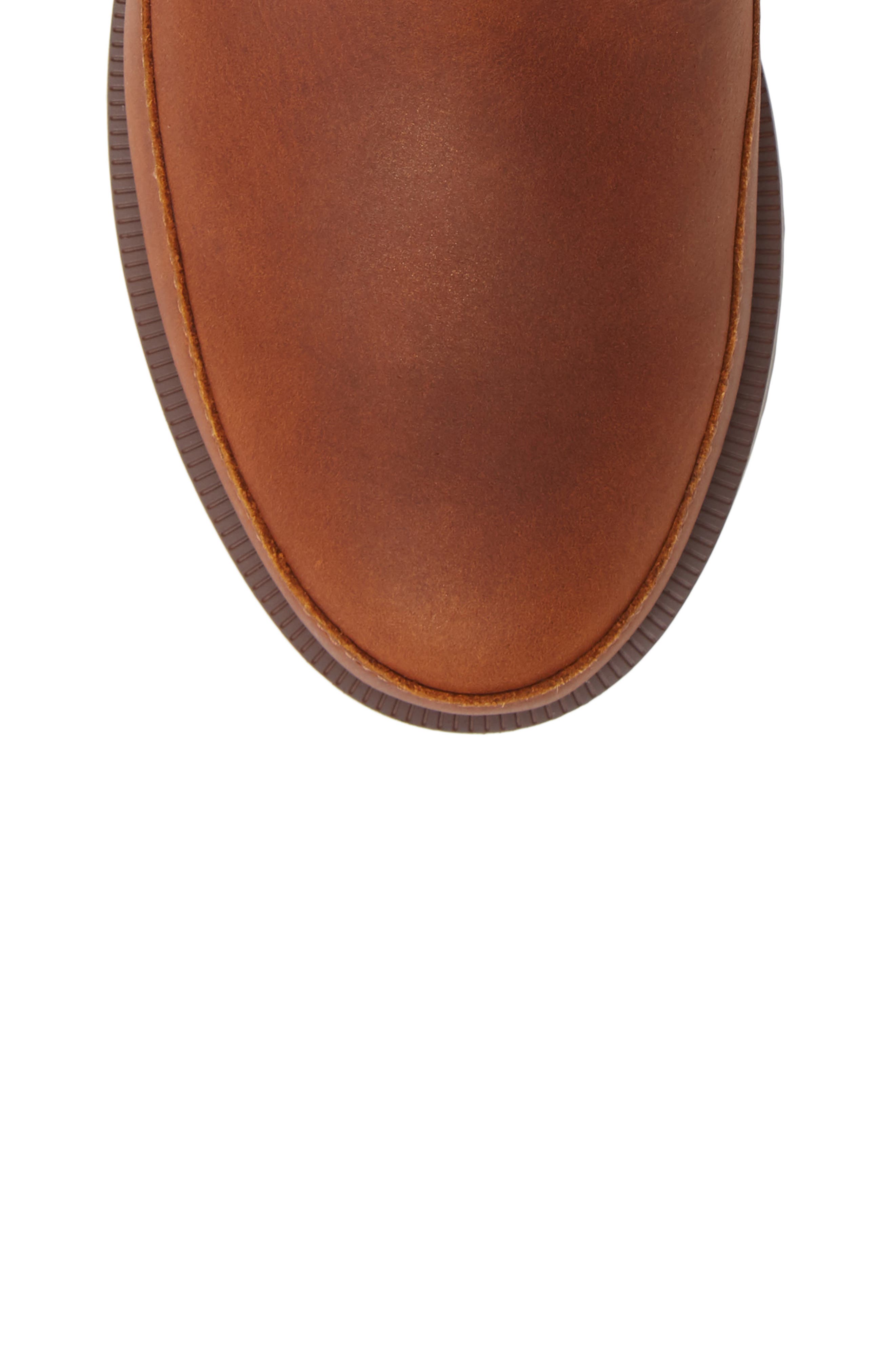 Cataluna Waterproof Bootie, Alternate, color, SPICE LEATHER