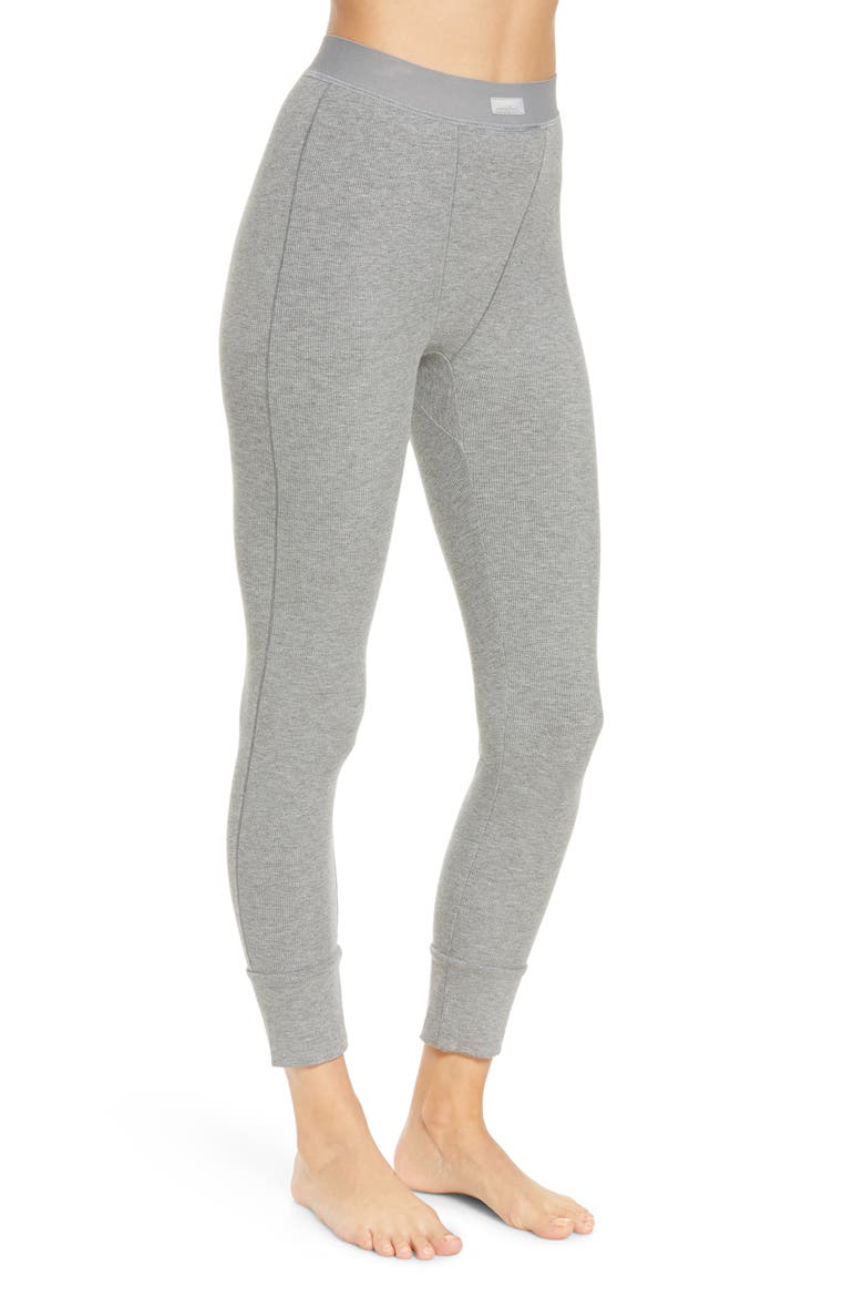 Soft Lounge Rib Leggings, Alternate, color, HEATHER GRAY