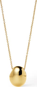 Ana Luisa Mini Pebble Pendant Necklace