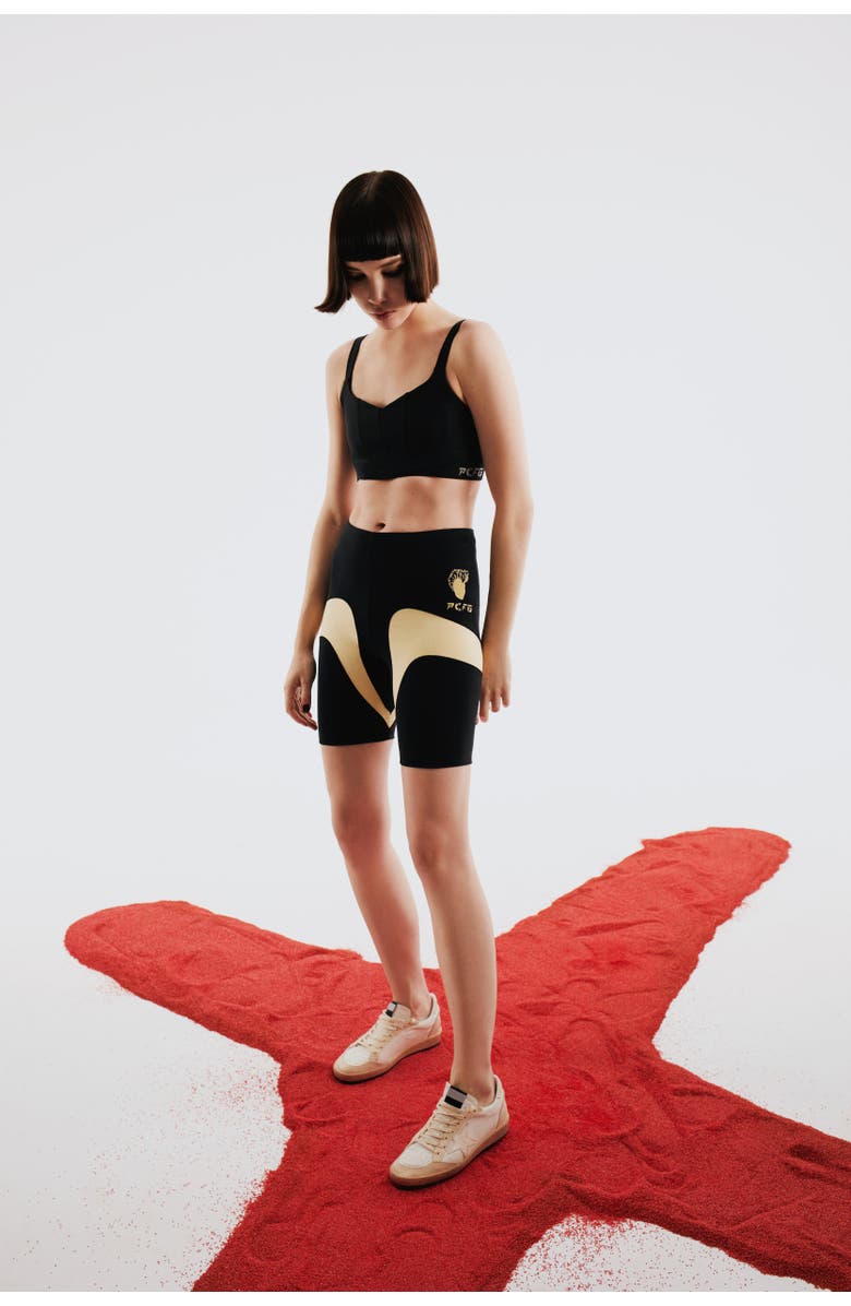 PCFG Boomerang Biker Short, Alternate, color, Black