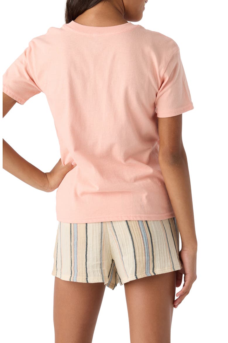 Kids' Malibu Mirage Cotton Graphic T-Shirt, Alternate, color, CORAL PINK