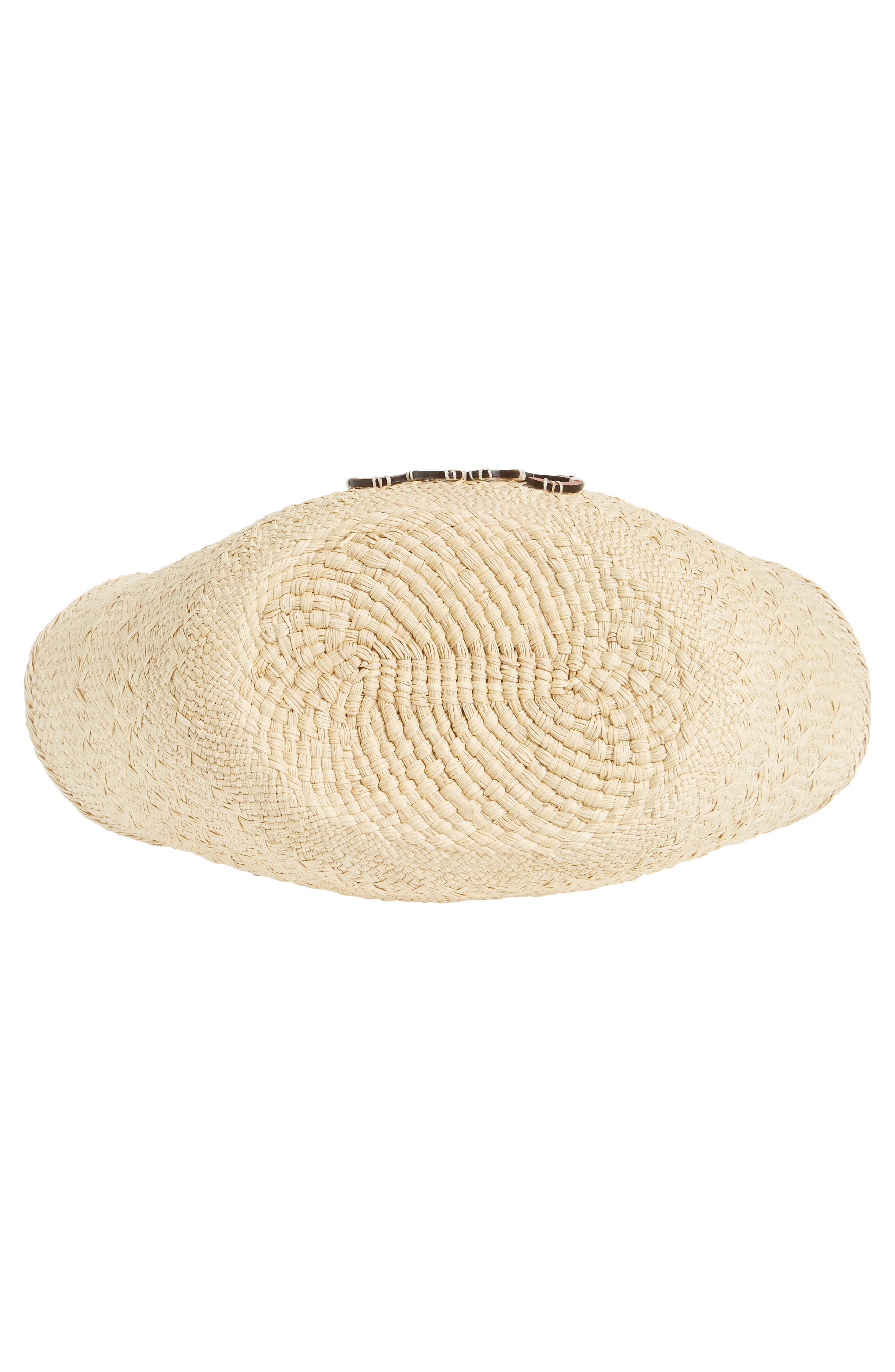 Loewe x Paula's Ibiza Small Anagram Iraca Palm Basket Bag, Alternate, color, 