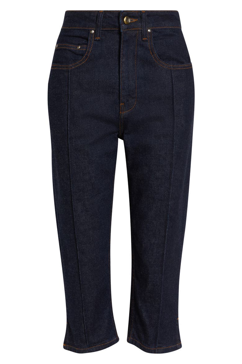 Russet High Waist Crop Jeans, Alternate, color, SABLE WASH