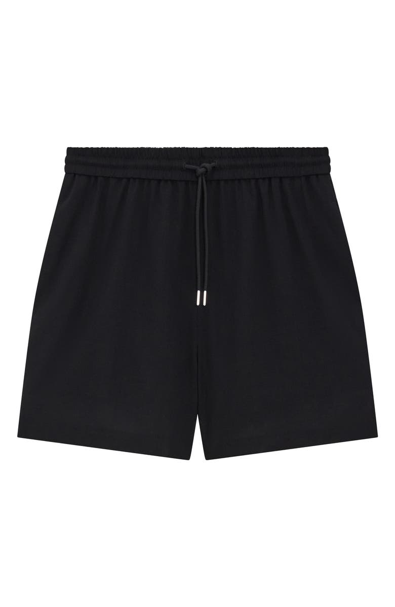 Theory Wool Blend Drawsting Shorts, Alternate, color, 