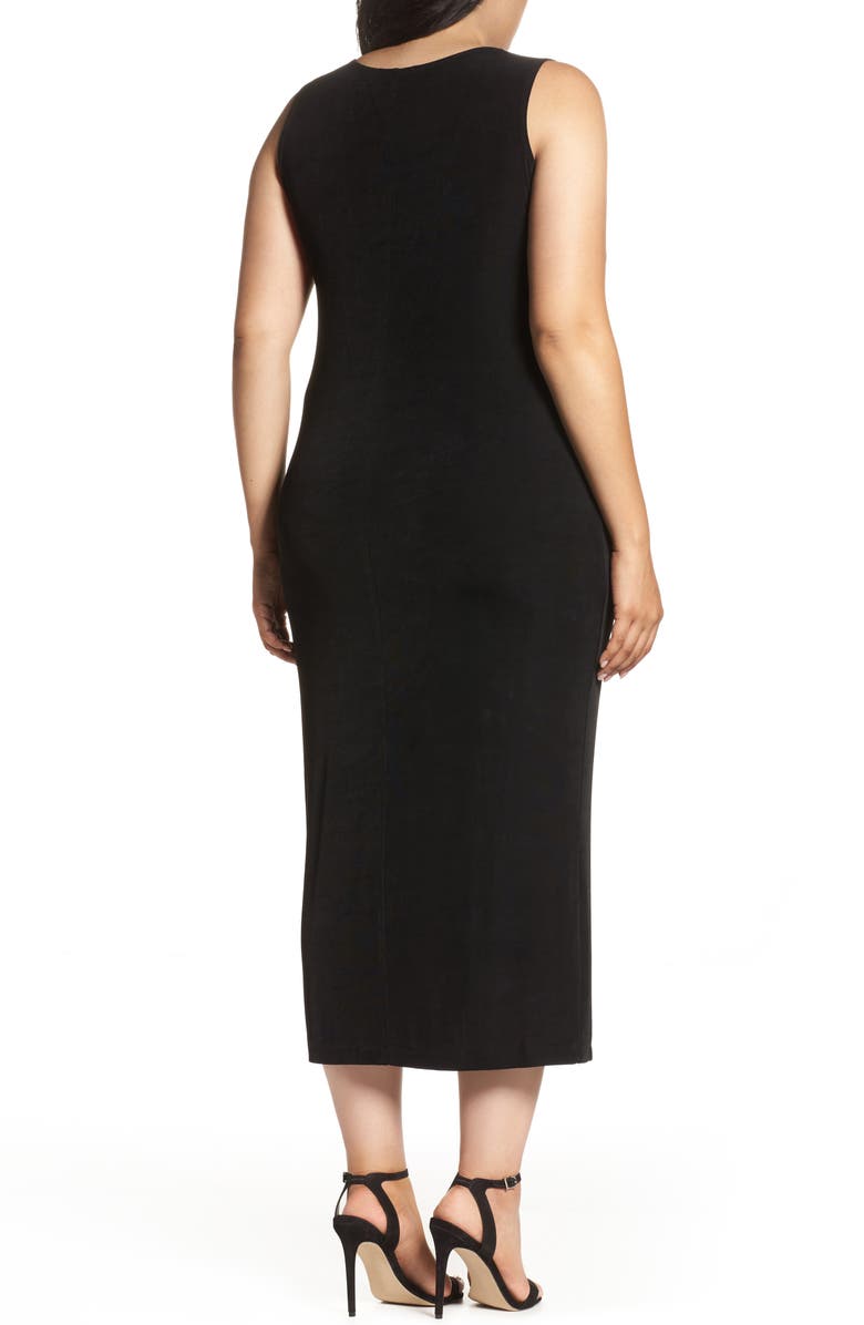 Vikki Vi Sleeveless Maxi Tank Dress, Alternate, color, Black