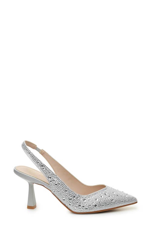 NICOLE MILLER NICOLE MILLER RHINESTONE SLINGBACK PUMP