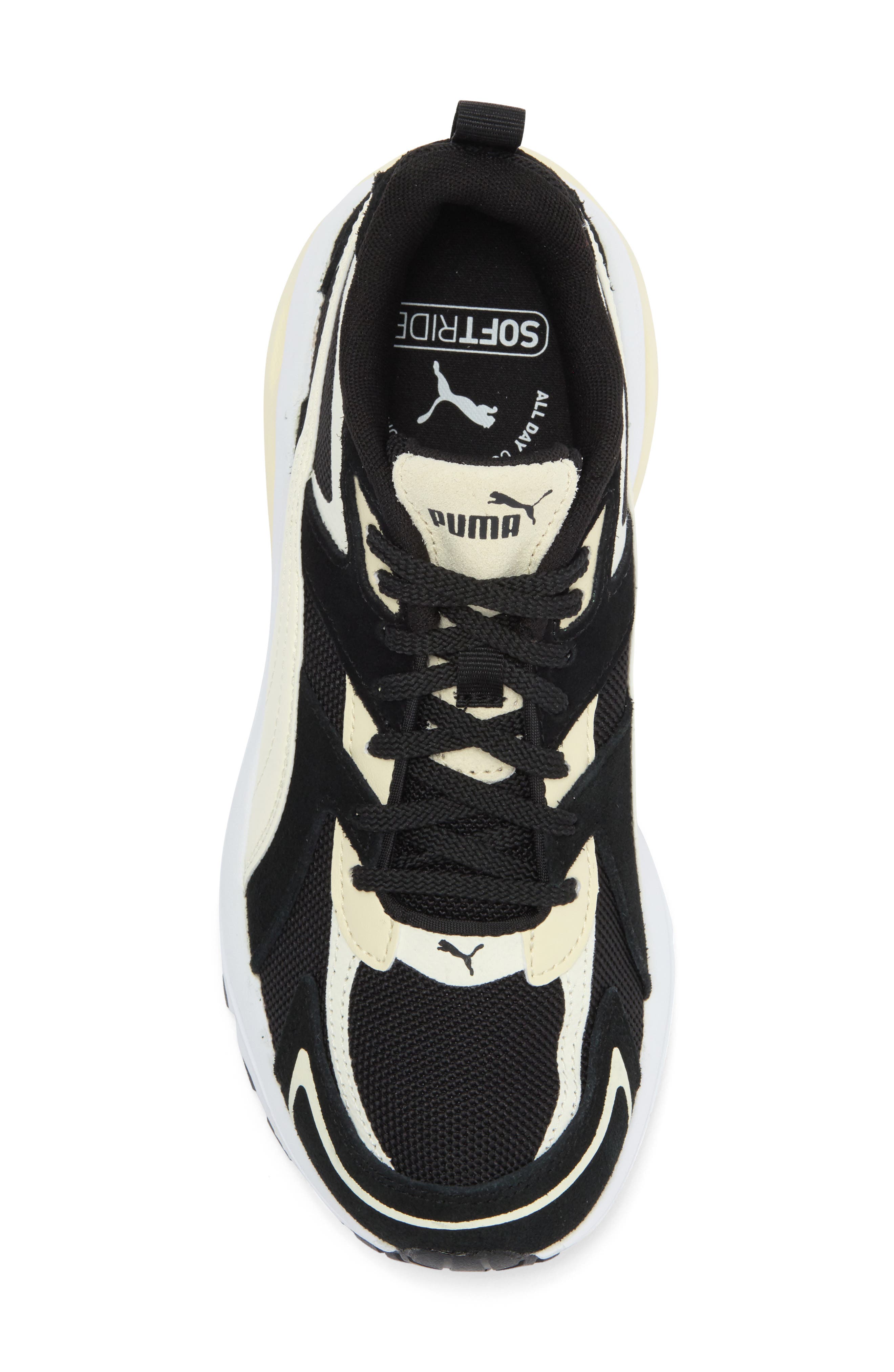 PUMA Hypnotic LS Sneaker, Alternate, color, Puma Black-Warm White-Alpine