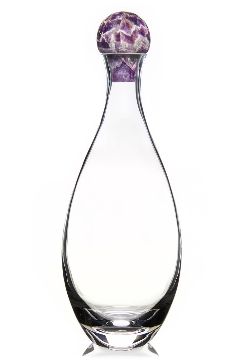 Elevo Crystal Decanter, Main, color, AMETHYST