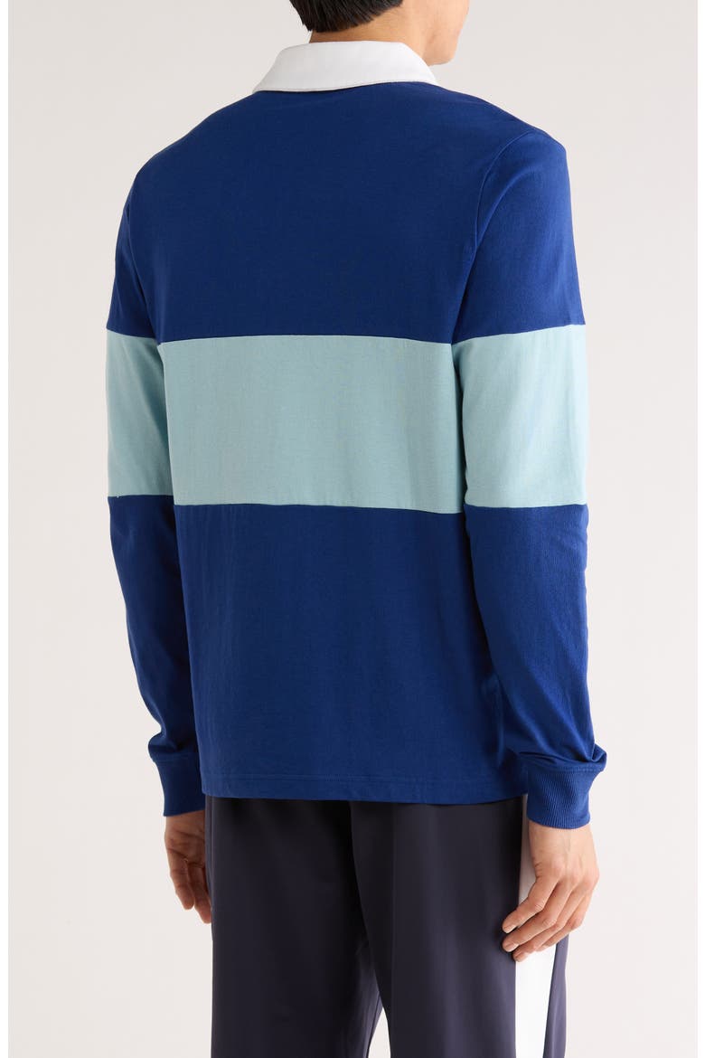 Sport Cotton Rugby Shirt, Alternate, color, BLUE JEWEL