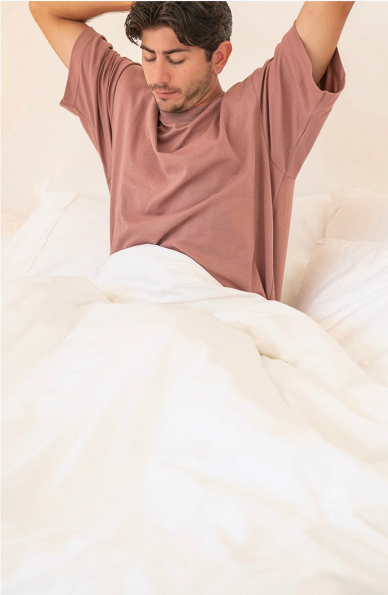 FluffCo | Hotel Comfort Flat & Fitted Sheet Set, Alternate, color, Queen