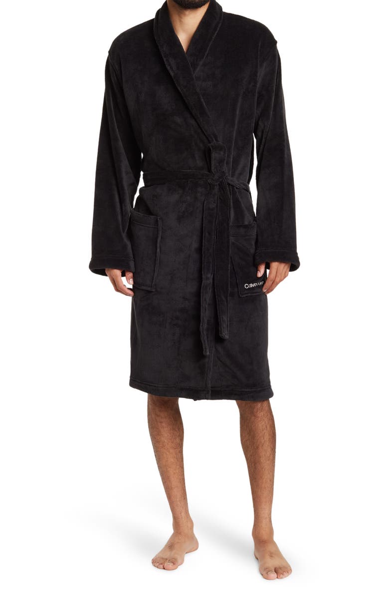 Calvin Klein Waist Tie Robe, Main, color,