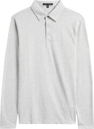 Robert Barakett Monolif Stripe Long Sleeve Polo