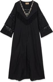 Fortela Alice Cotton Silk Embroidered Dress