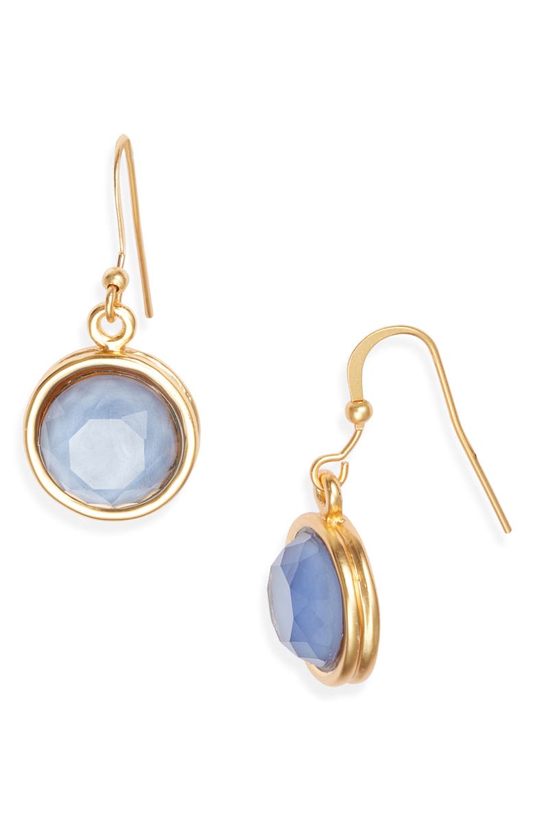 Karine Sultan Round Drop Earrings, Main, color,