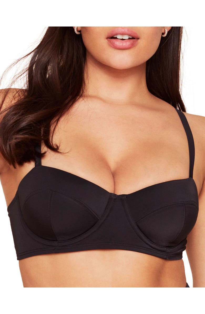 Adore Me Vivien Swimwear Bikini Bra, Main, color, Black