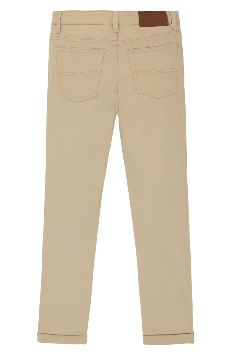 Lucky Brand Kids' Slim Fit Five-Pocket Twill Pants, Alternate, color, Irish Cream