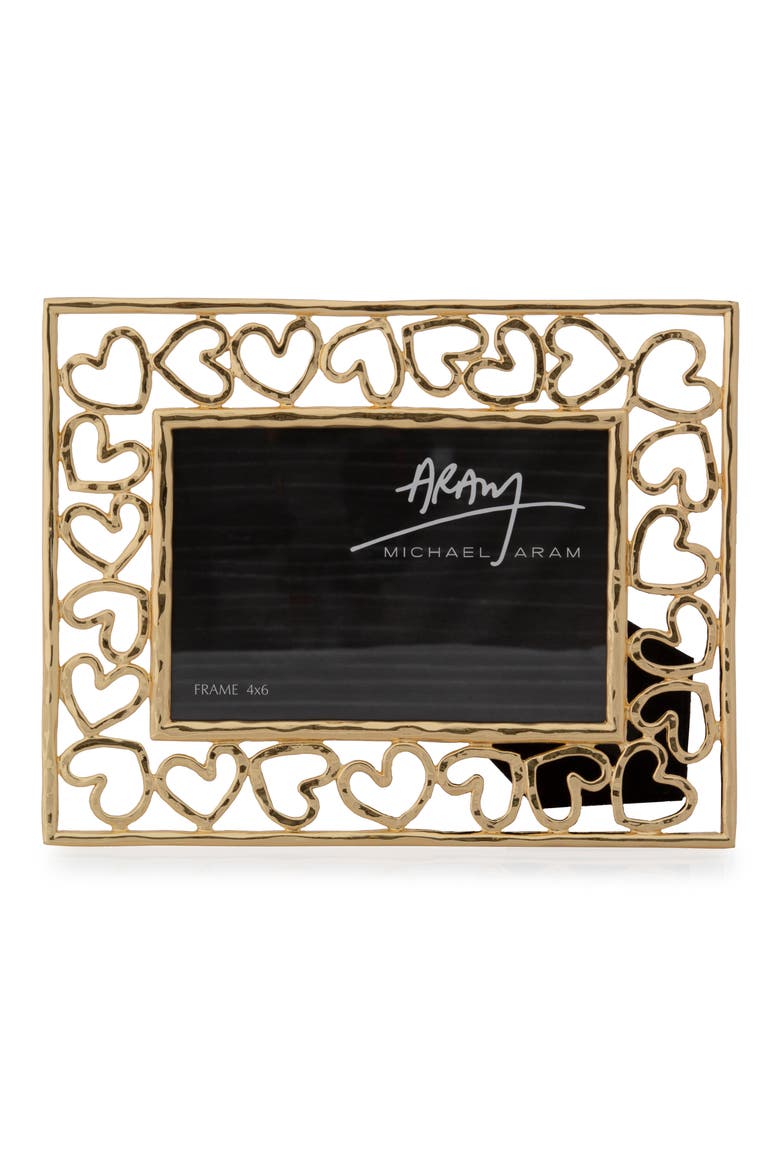 Heart Picture Frame, Main, color, GOLD