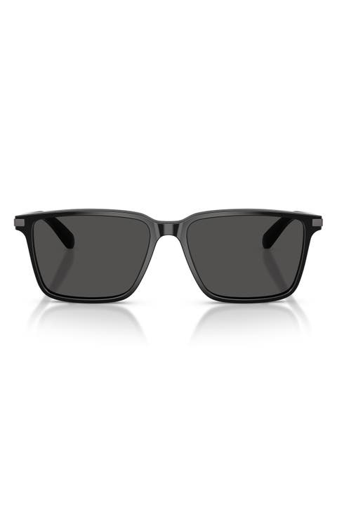 57mm Rectangular Sunglasses