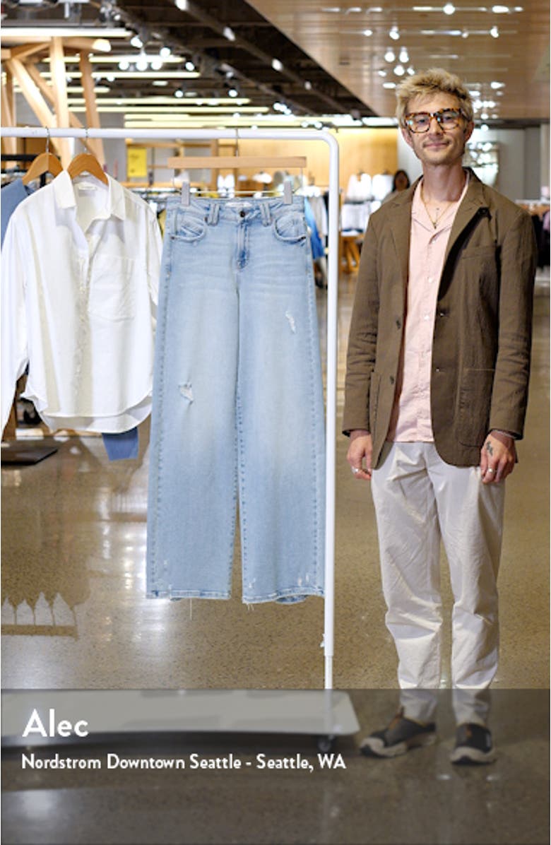 High Waist Wide Leg Jeans, sales video thumbnail