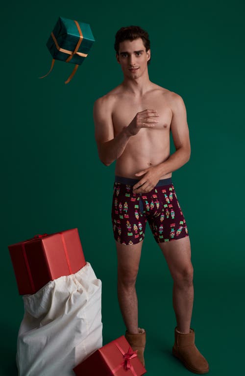 Saxx Vibe Xtra Soft Comfort Boxer Briefs In Red