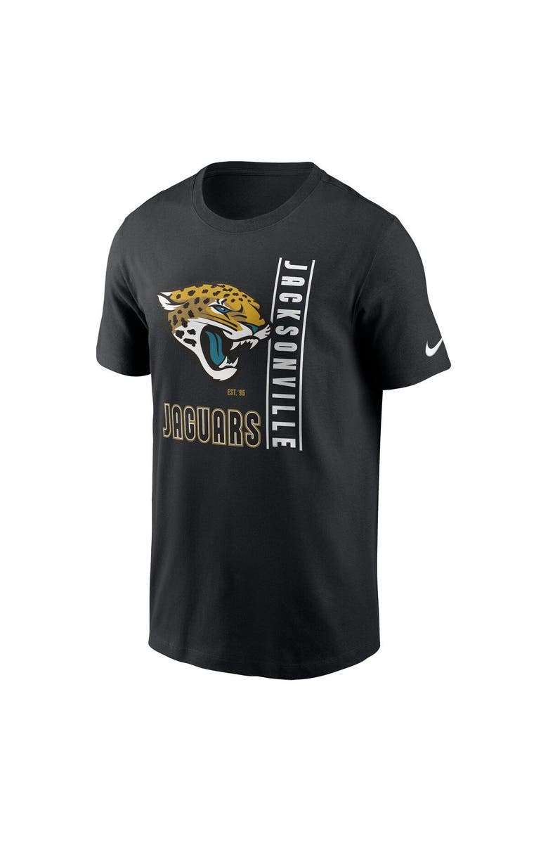 Nike Men's Nike  Black Jacksonville Jaguars Lockup Essential T-Shirt, Alternate, color, 