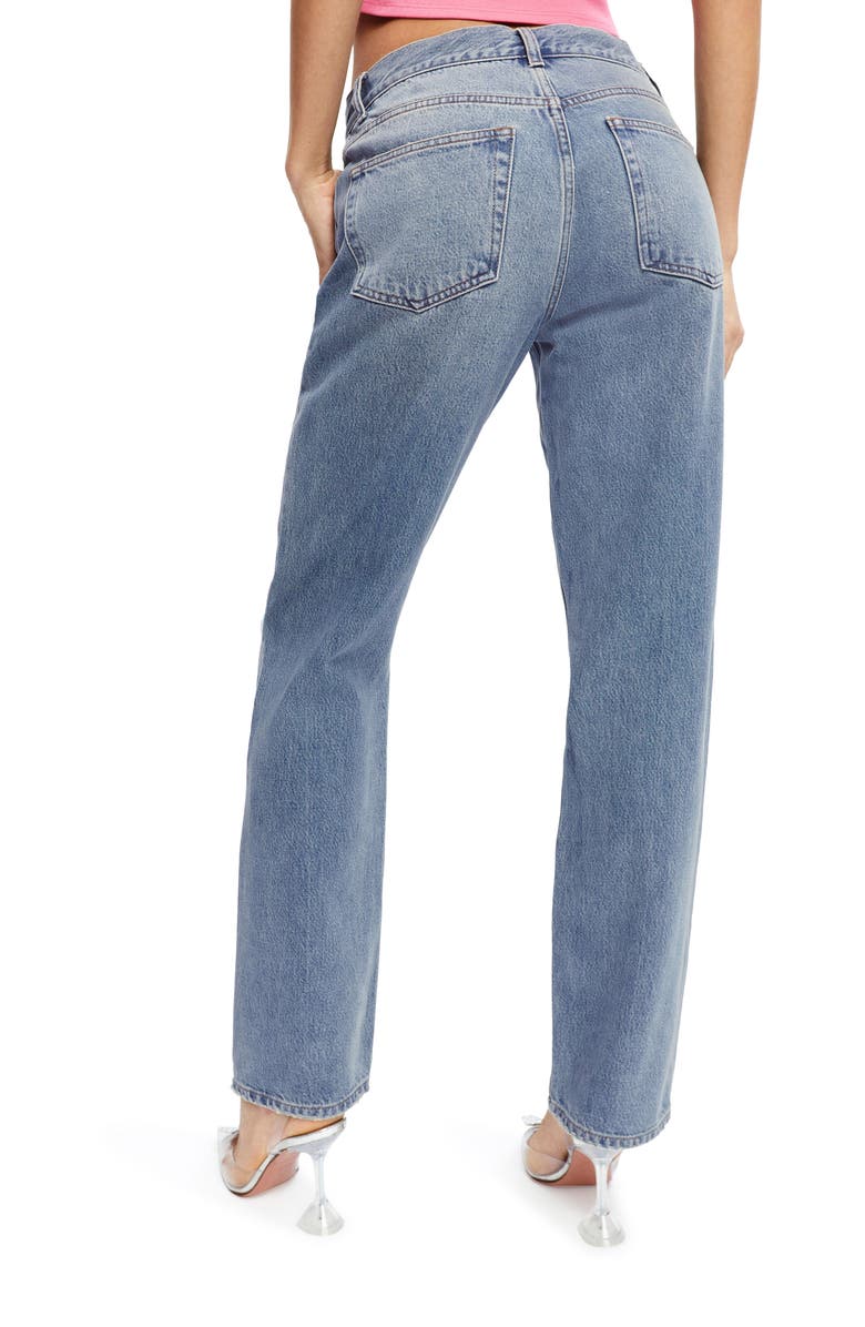 Reformation Addison Low Rise Relaxed Straight Leg Jeans, Alternate, color,