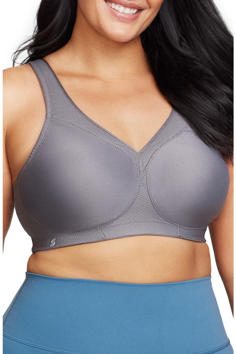 MagicLift® Seamless Sports Bra, Main, color, CHARCOAL GRAY