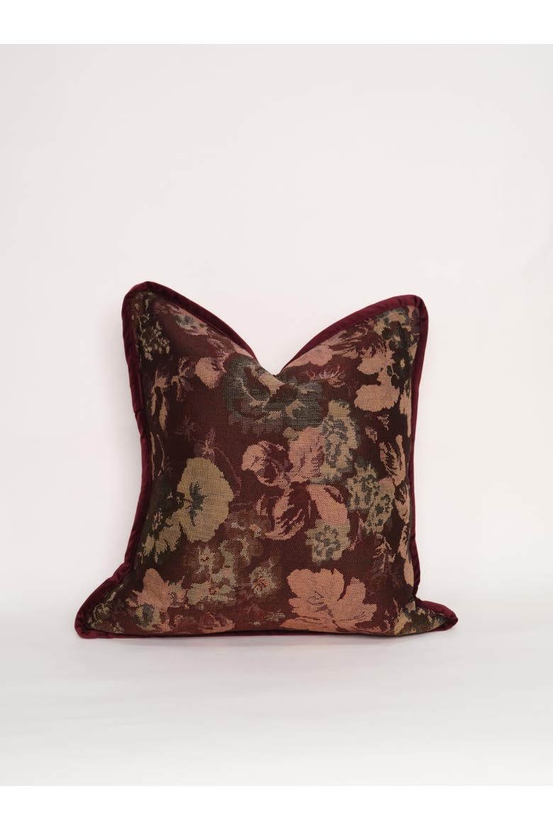 Amelie Tapestry Pillow, Alternate, color, Beige