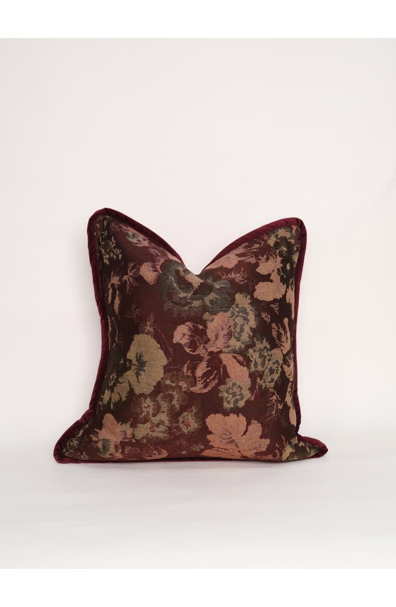 Twenty Third by Deanne Amelie Tapestry Pillow, Alternate, color, Beige