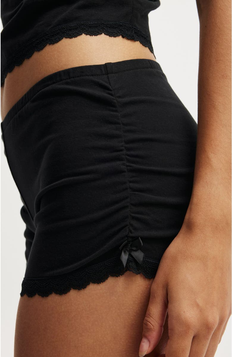 COTTON ON BODY Women's Peached Jersey Ruched Boyshort, Alternate, color,