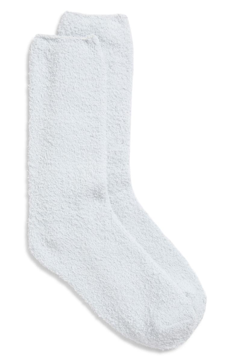 SKIMS Cozy Crew Socks, Alternate, color, Zen Blue