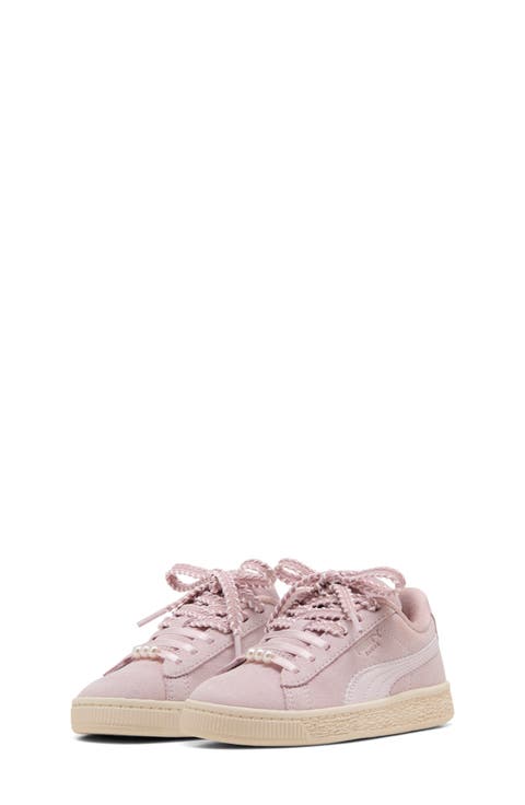 Kids' Suede Bloom Sneaker