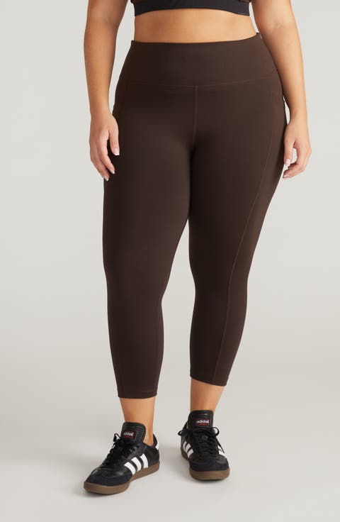 Next to Naked Crop Pocket Leggings (Plus)