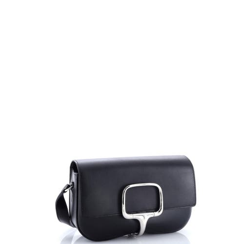 Pre-owned Hermes  Hermes Della Cavalleria Elan Shoulder Bag Tadelakt In Black