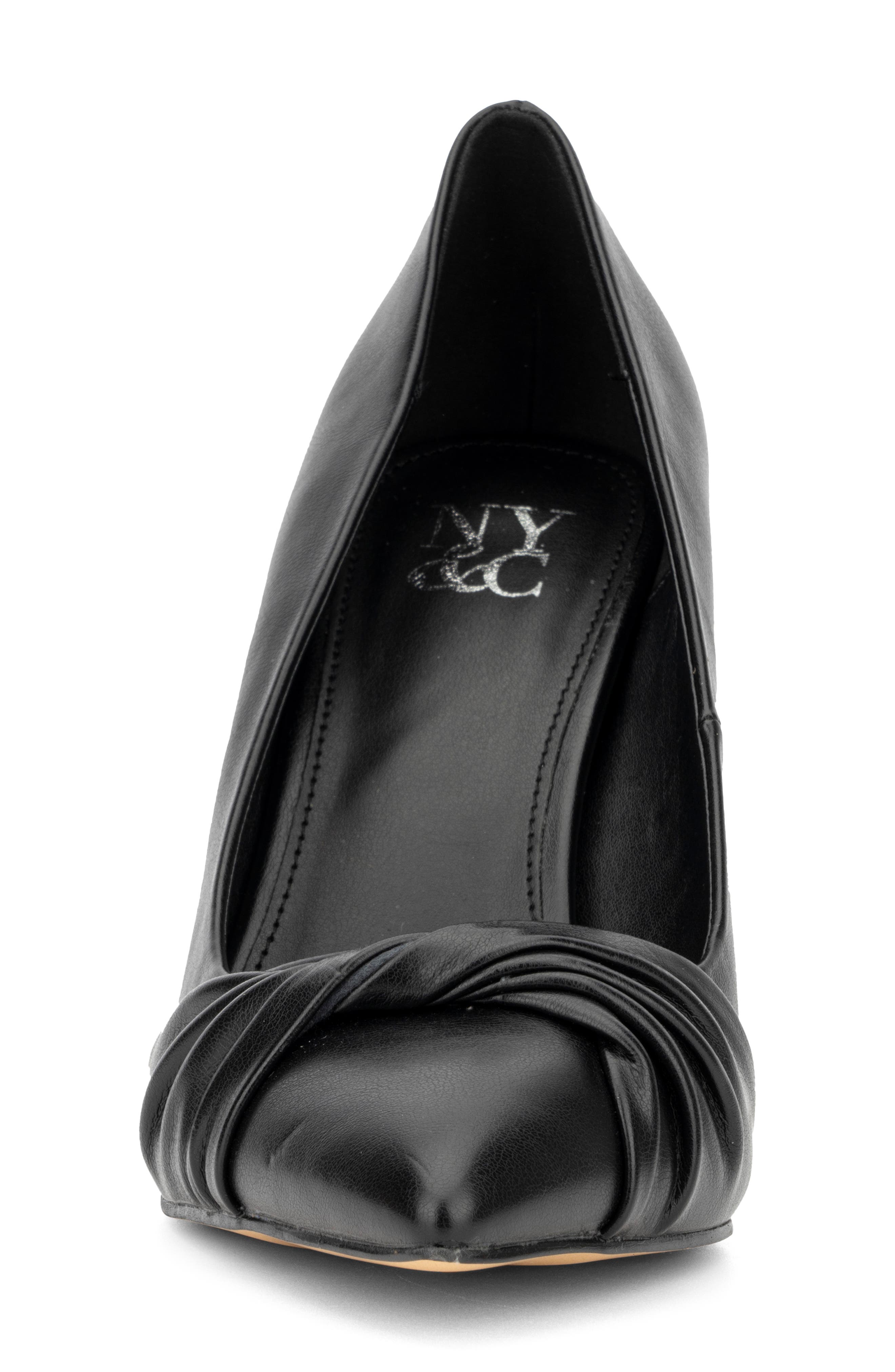 NEW YORK AND COMPANY Monique Twist Pump, Alternate, color, Black