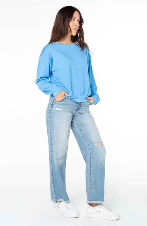 Roxy Surfing By Moonlight Embroidered Graphic Sweatshirt