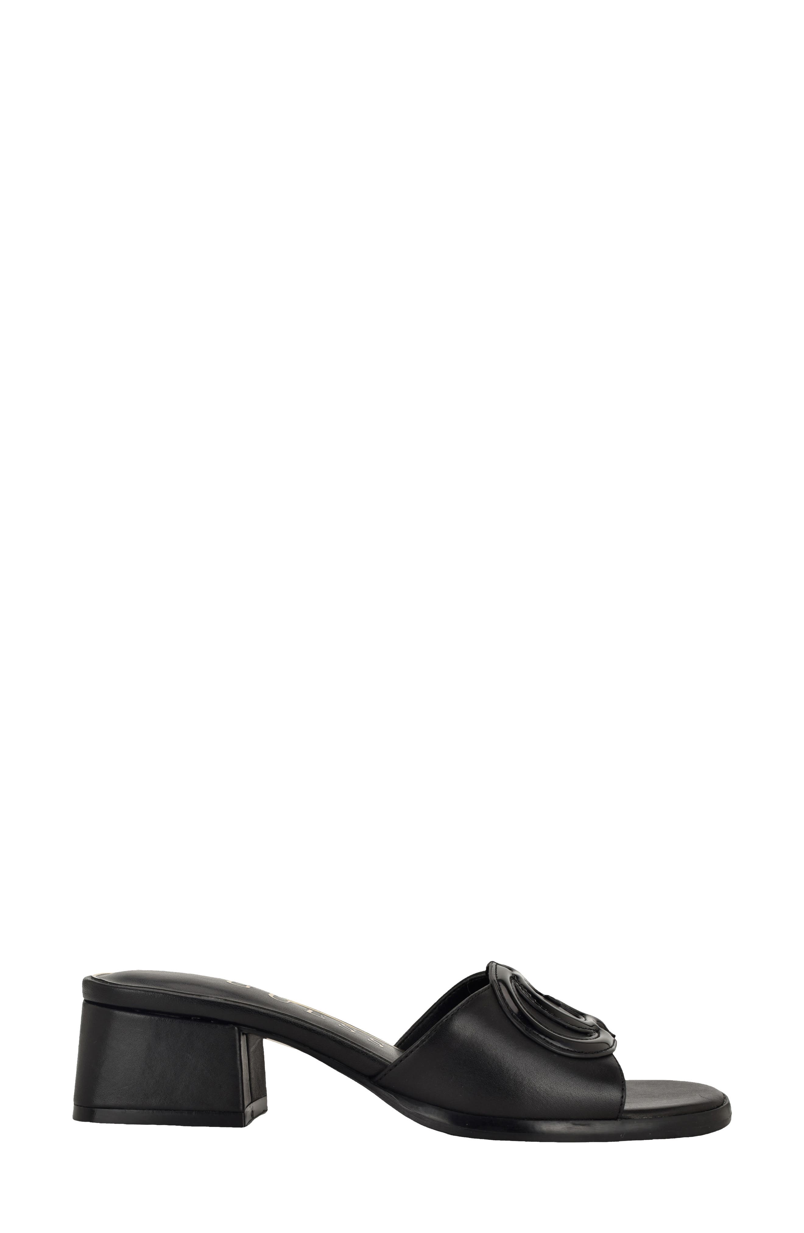 GUESS Cerinna Block Heel Sandal, Alternate, color, Black 001