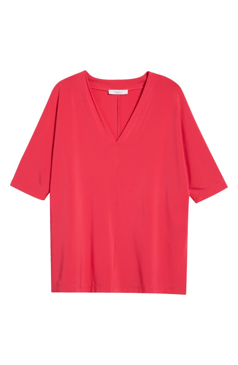 Max Mara Fuchsia Jersey Tunic Top, Alternate, color,