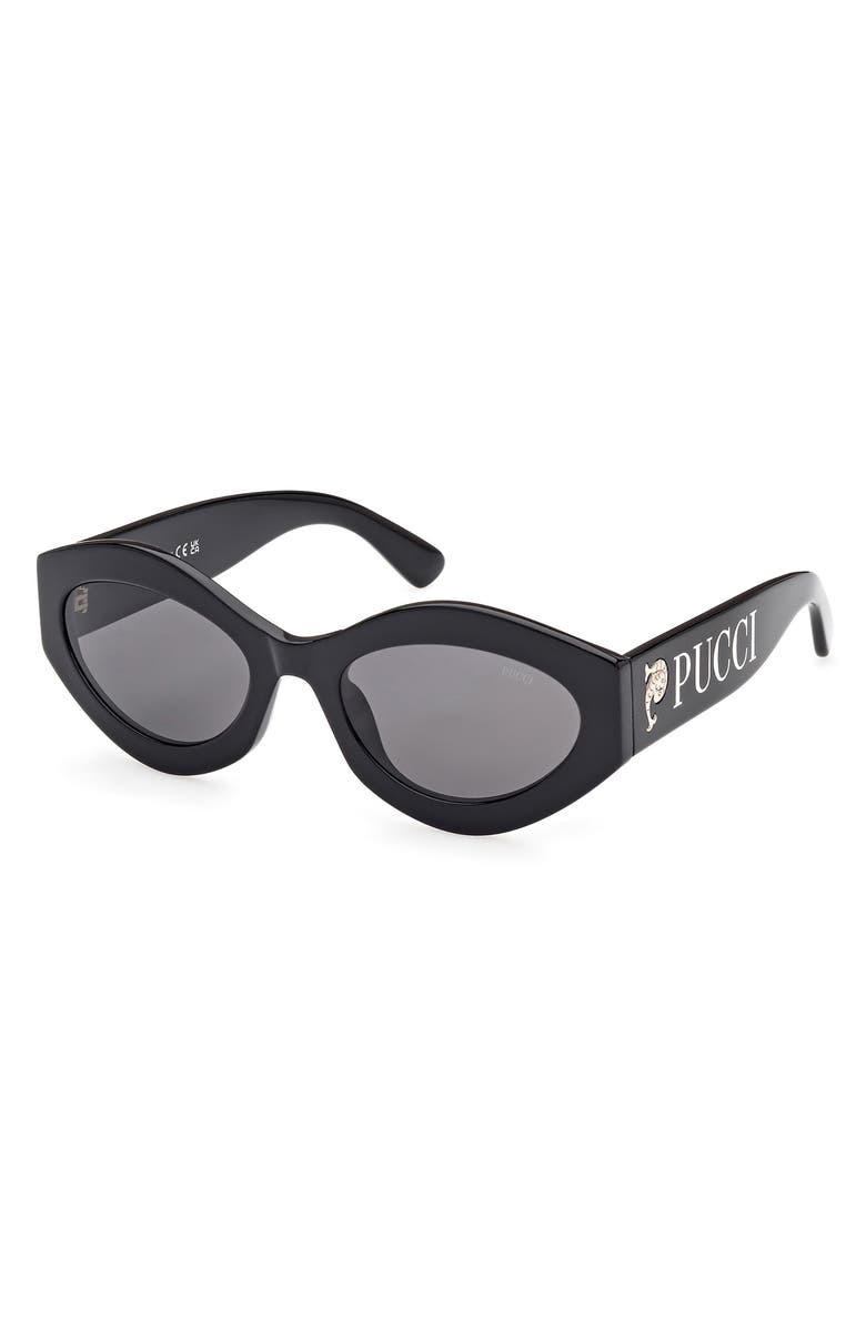 Emilio Pucci 54mm Geometric Sunglasses, Alternate, color,