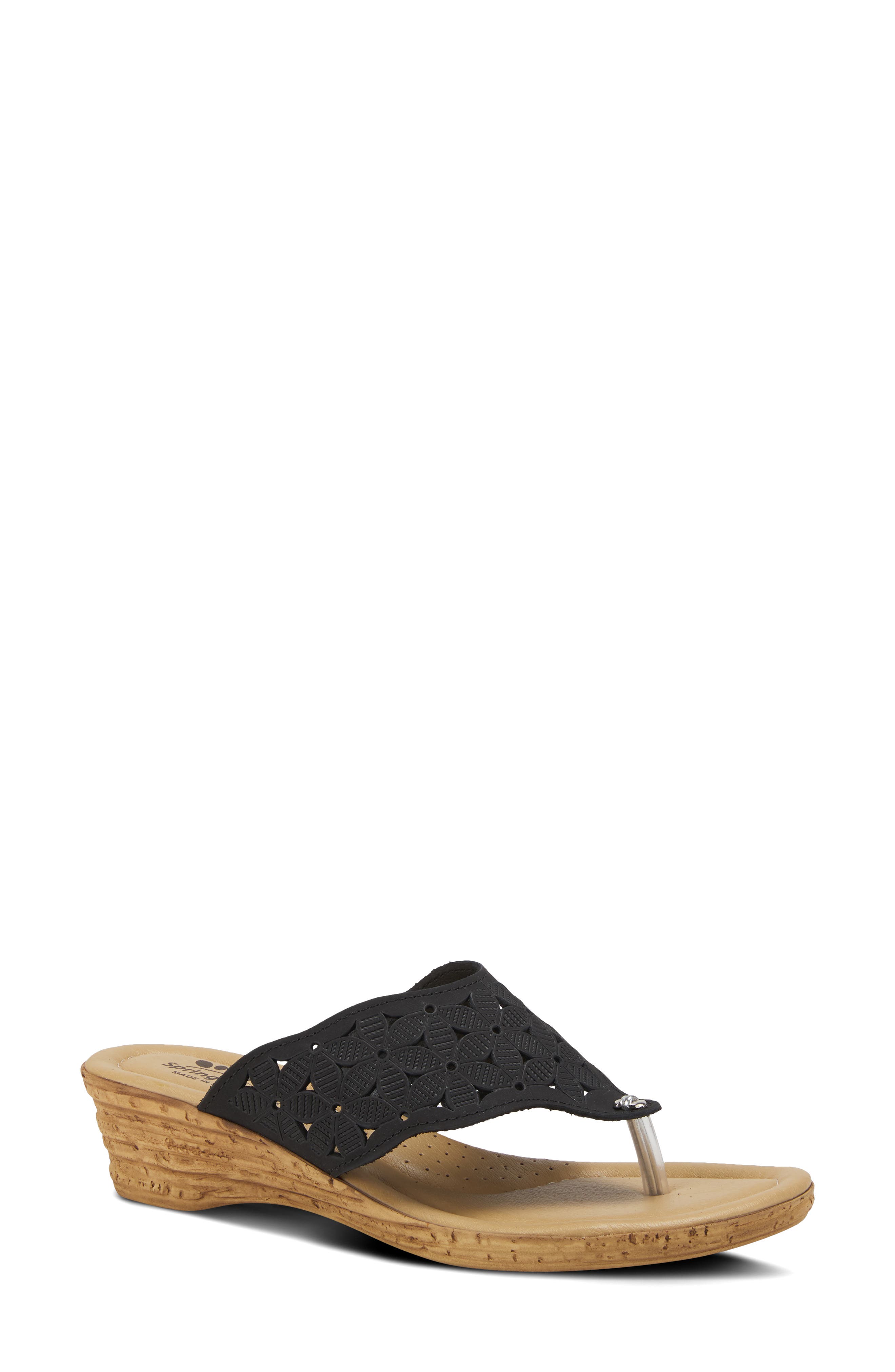 Spring Step Tiffany Wedge Flip Flop, Main, color, 