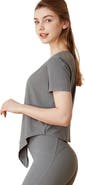 Rebody Active Knot your Race V Neck Short Sleeve Top