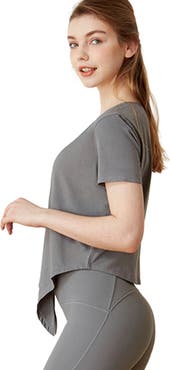 Rebody Active Knot your Race V Neck Short Sleeve Top