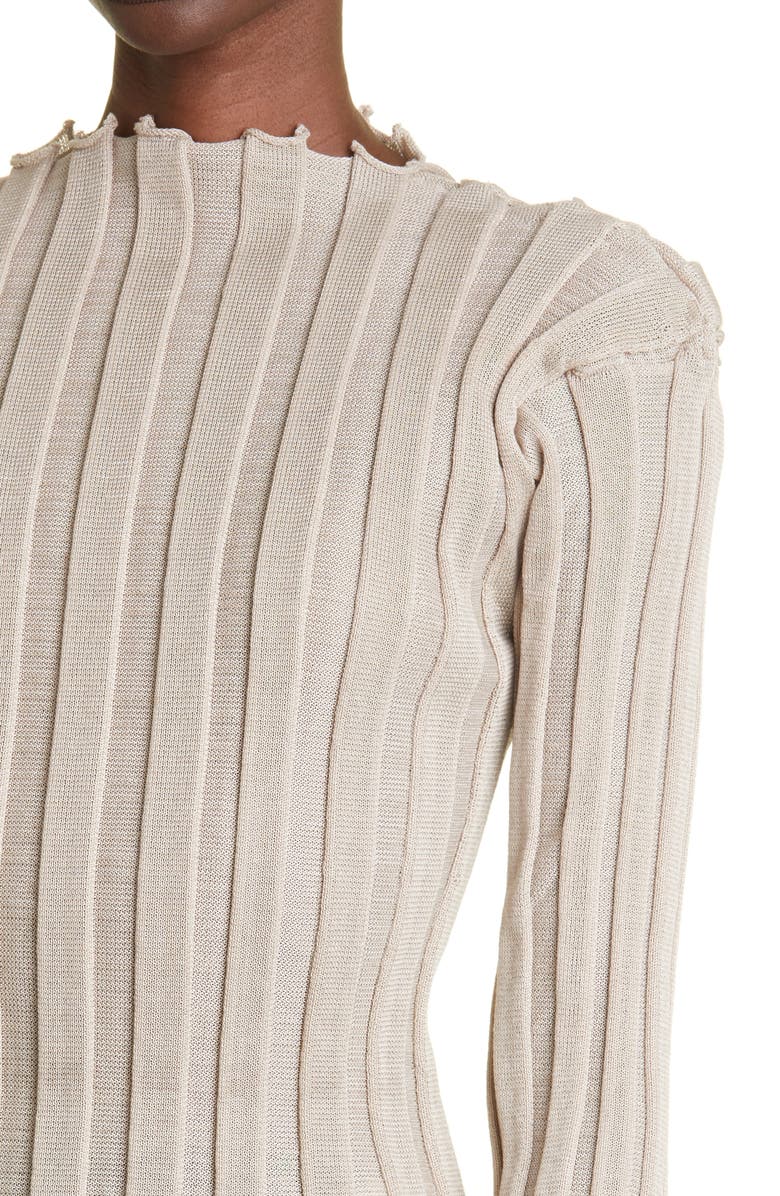 A. Roege Hove Katrine Ribbed Cotton Blend Sweater, Alternate, color,