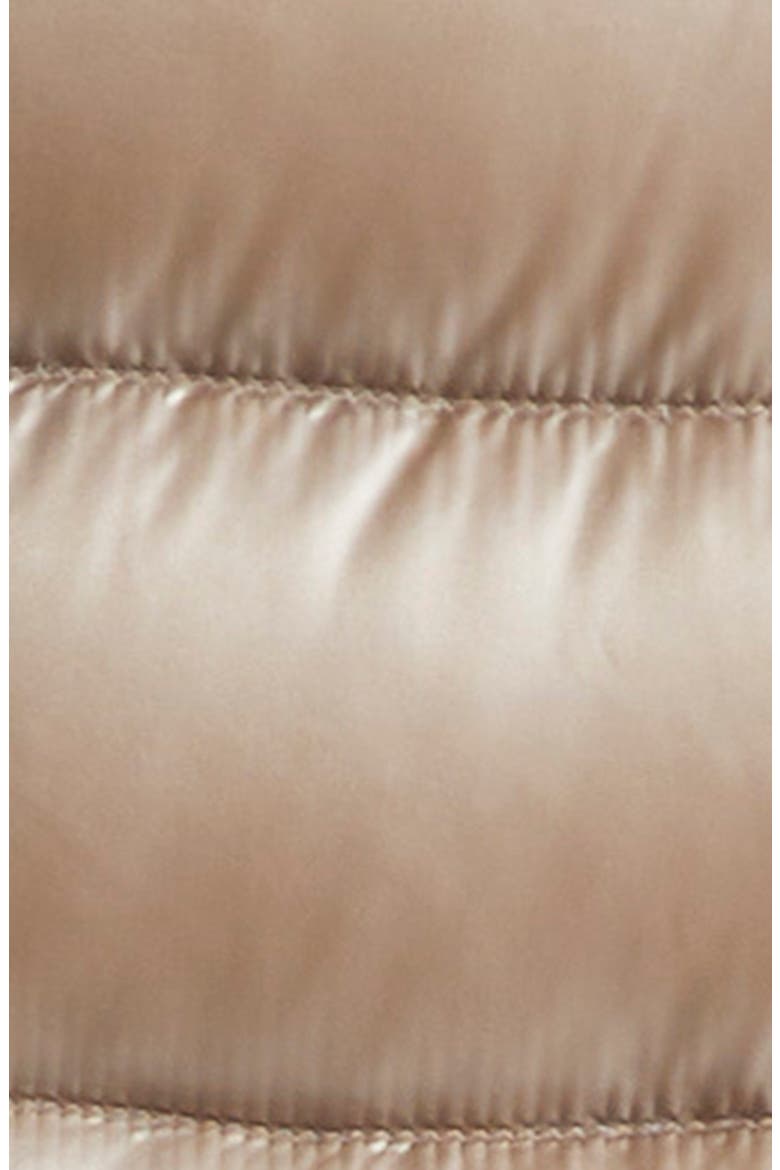 Amelia Water Resistant High-Low Down Jacket, Alternate, color, 2600 TAUPE