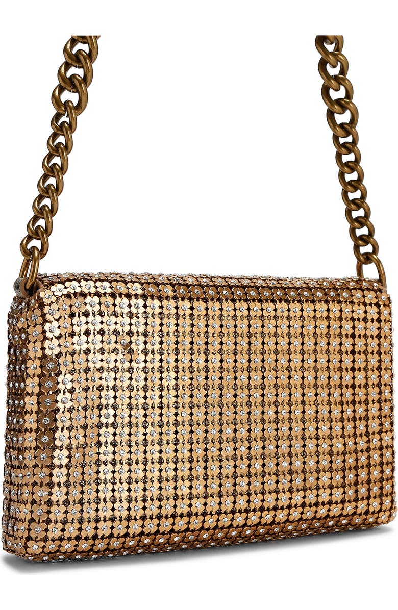 Kurt Geiger London Small Crystal Flower Party Shoulder Bag, Alternate, color,