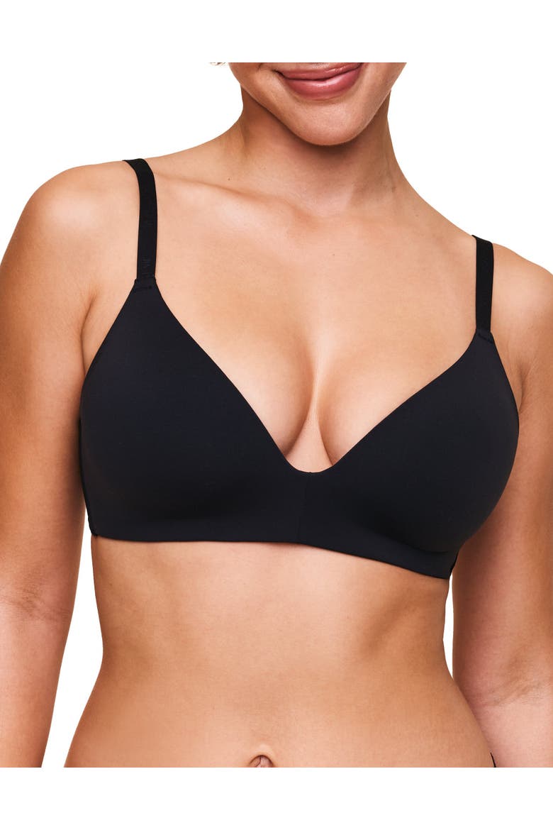 Valory Contour Plunge Bra, Main, color, Black