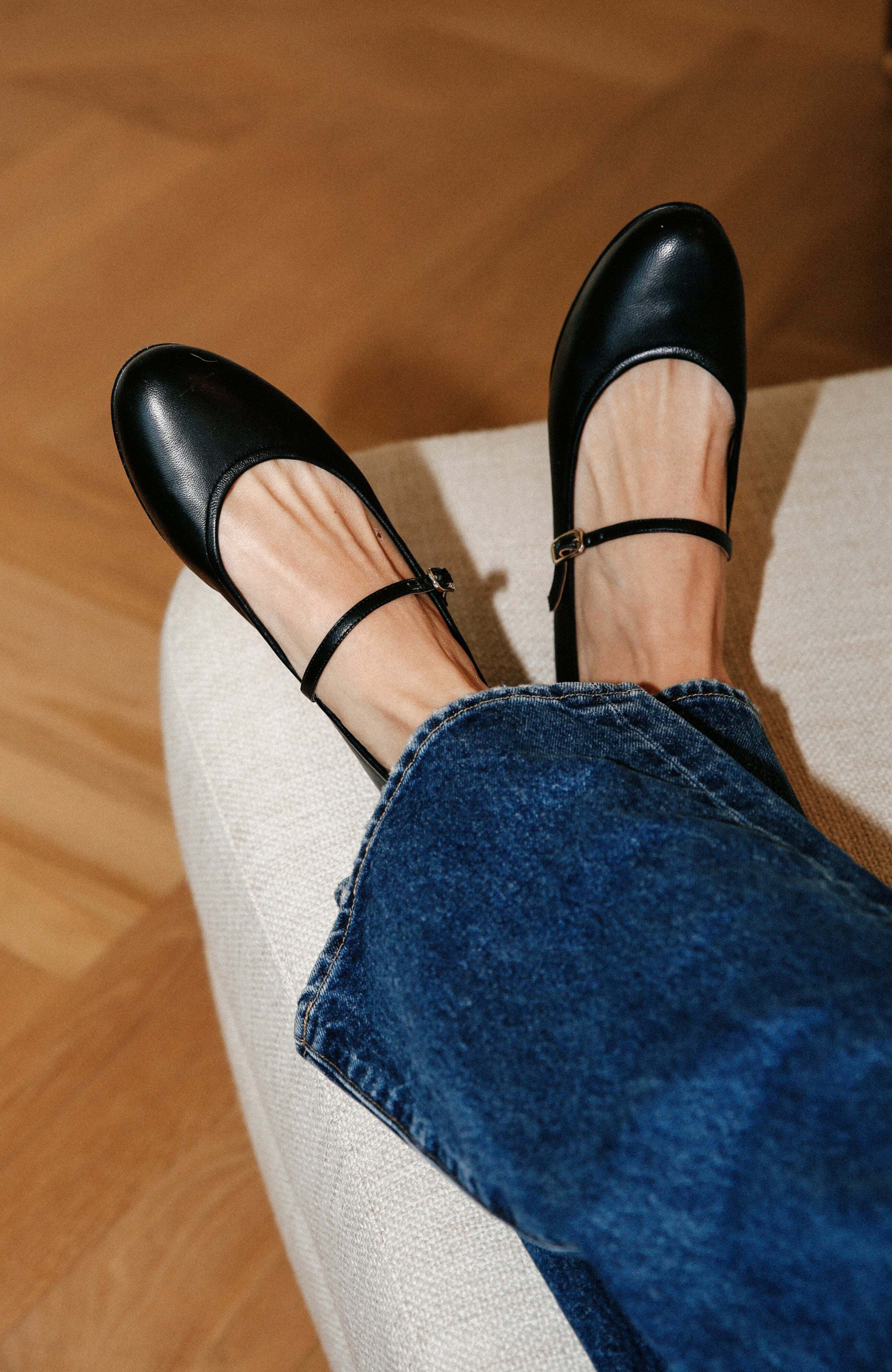 MARGAUX The Demi Jane Flat, Alternate, color, Black Nappa