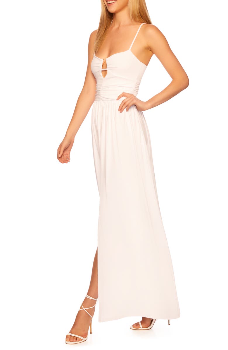 Susana Monaco Notched Neck Maxi Sundress, Alternate, color, 