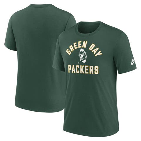 Men's Nike Green Green Bay Packers Favorable Timeline Tri-Blend T-Shirt