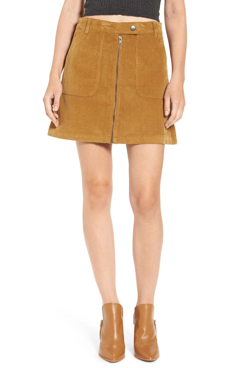 BP. A-Line Corduroy Skirt, Alternate, color,